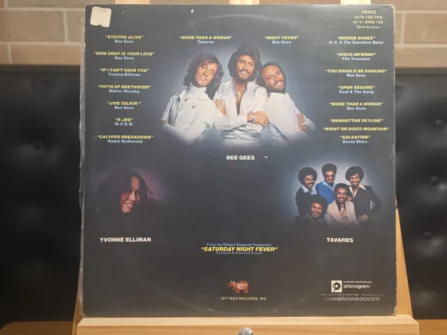 Vários artistas — Saturday Night Fever (The Original Movie Sound Track) · Verso · foto 2