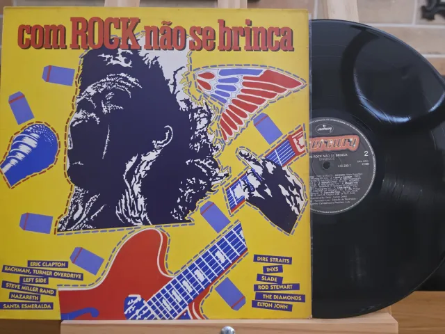 Vários artistas — Com Rock Não Se Brinca · Vinil · foto 3