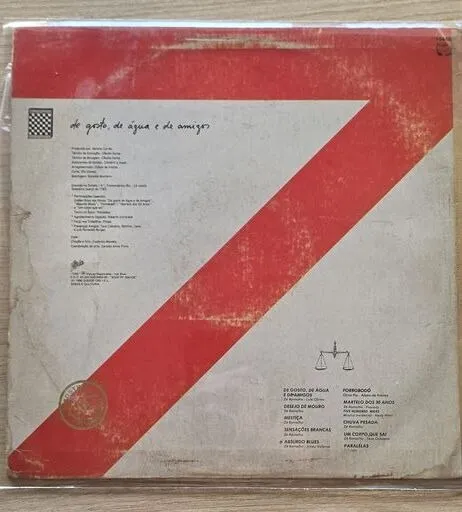 Zé Ramalho — De Gosto, de Água e de Amigos · Verso · foto 2