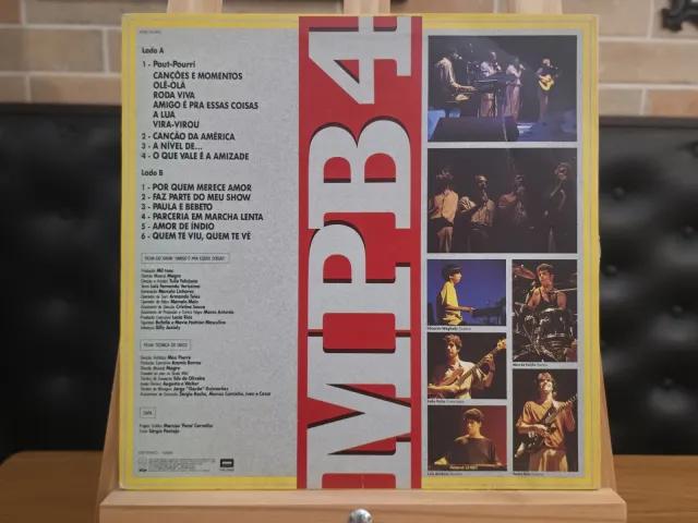 MPB4 — Ao Vivo: Do Show ‘Amigo É Pra Essas Coisas’ · Verso · foto 2