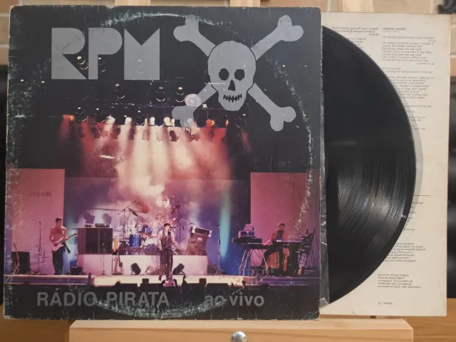 RPM — Rádio Pirata ao Vivo · Vinil e encarte · foto 3