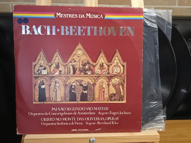 Johann Sebastian Bach / Ludwig van Beethoven — Paixão Segundo São Mateus / Cristo no Monte das Oliveiras, Opus 85 · Vinil · foto 6