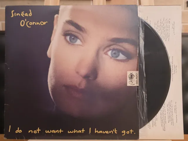 Sinéad O’Connor — I Do Not Want What I Haven’t Got · Vinil e encarte · foto 3