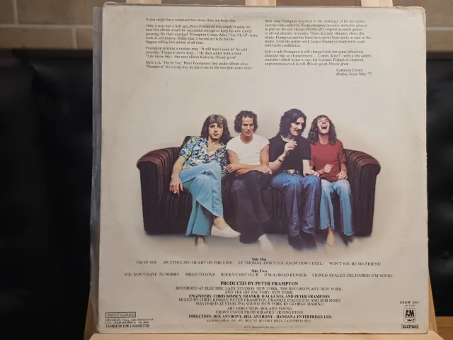 Peter Frampton — I'm in You · Verso · foto 2