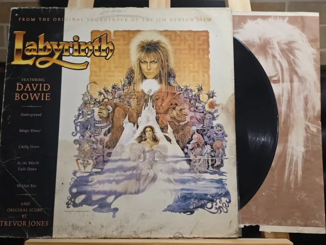 David Bowie / Trevor Jones — Labyrinth (From the Original Soundtrack of the Jim Henson Film) · Vinil e encarte · foto 3