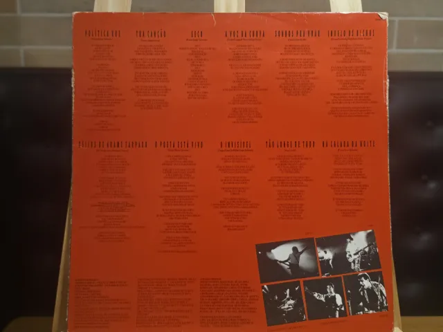 Barão Vermelho — Na Calada da Noite · Encarte — lado 1 · foto 3