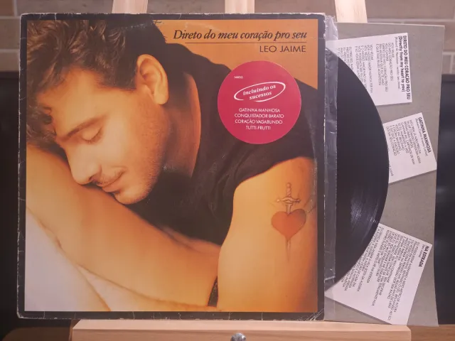 Leo Jaime — Direto do Meu Coração pro Seu · Vinil e encarte · foto 3