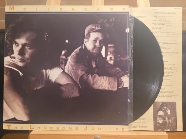 John Cougar Mellencamp — The Lonesome Jubilee · Vinil e encarte · foto 3