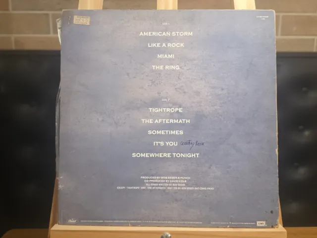 Bob Seger & The Silver Bullet Band — Like a Rock · Verso · foto 2