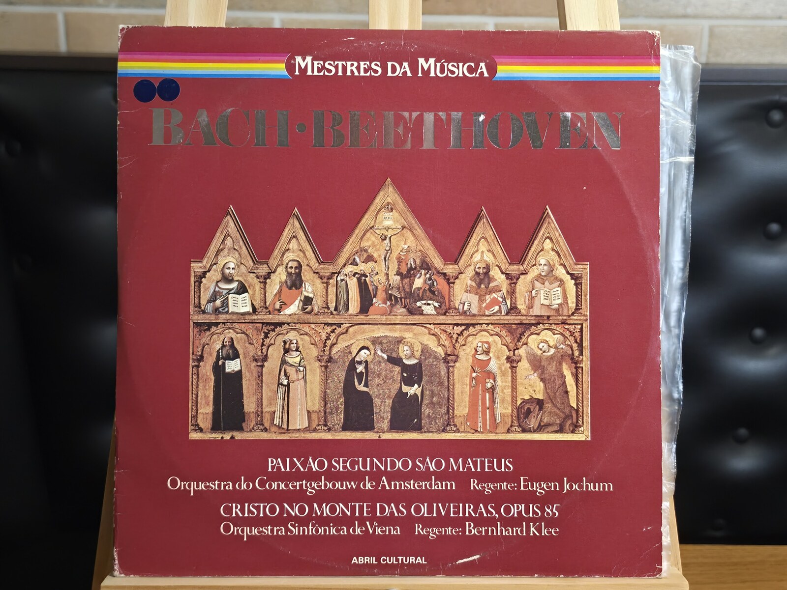 Capa de Johann Sebastian Bach / Ludwig van Beethoven — Paixão Segundo São Mateus / Cristo no Monte das Oliveiras, Opus 85