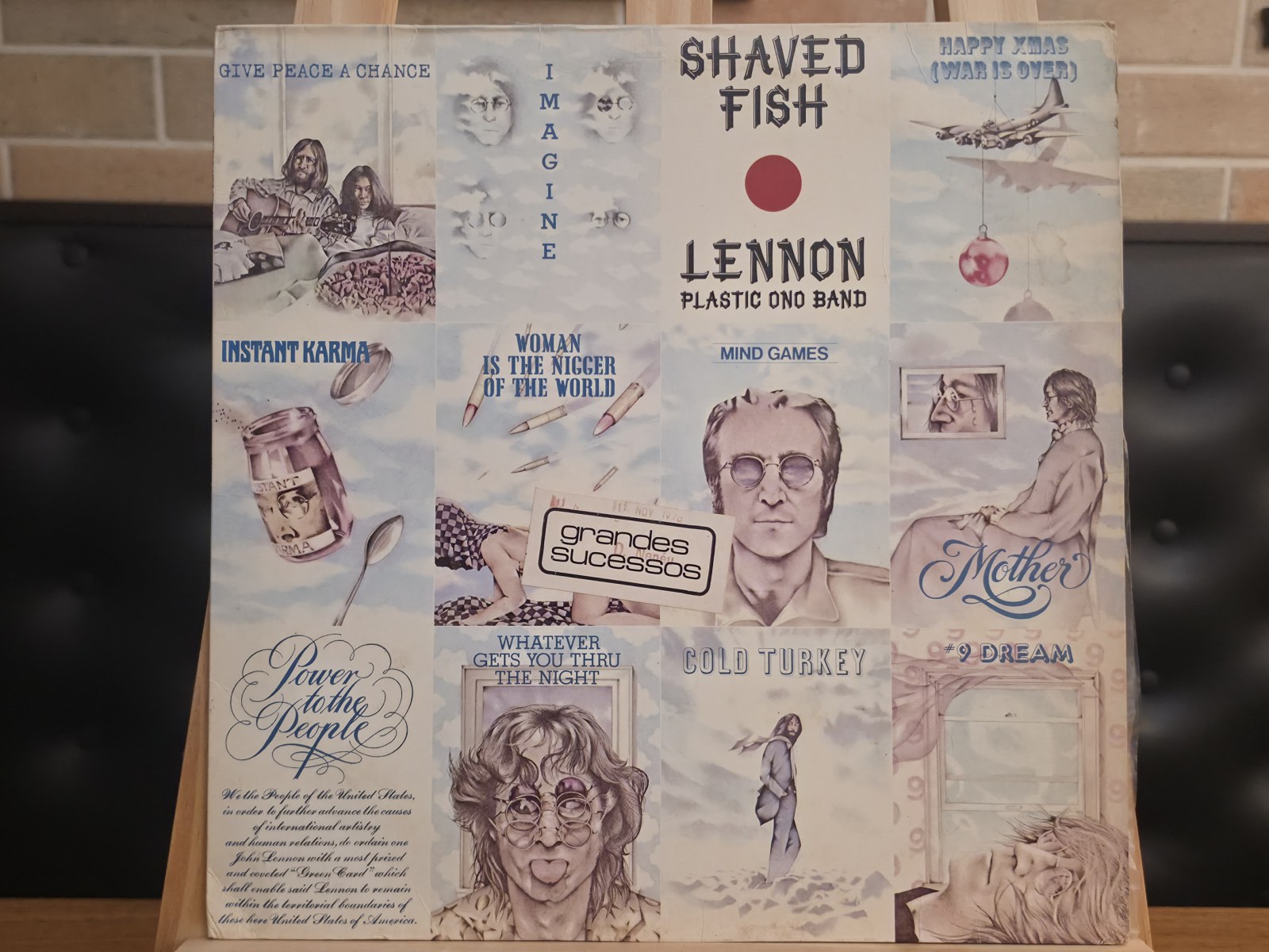 Capa de John Lennon — Shaved Fish