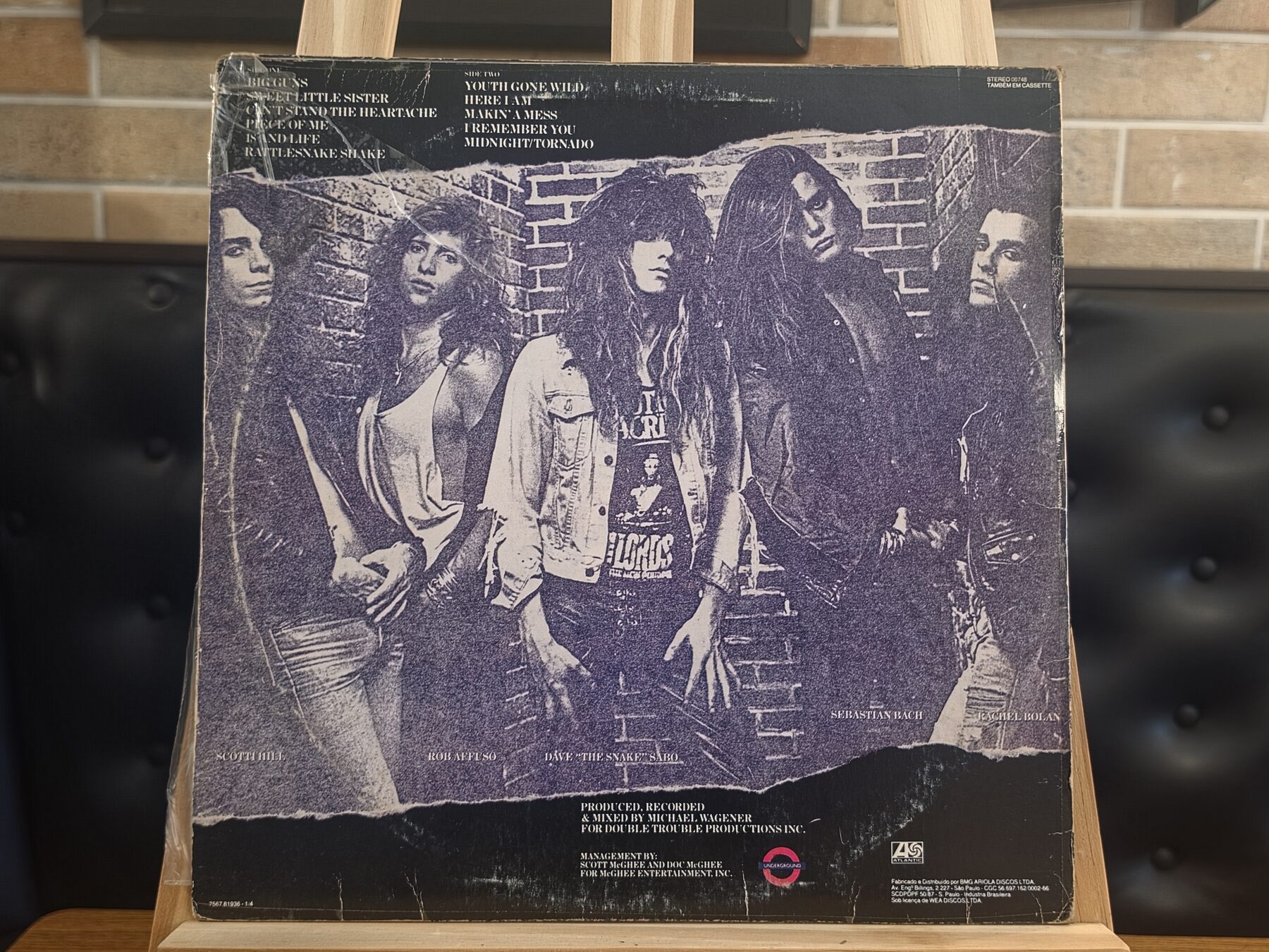 Skid Row — Skid Row · Verso · foto 2