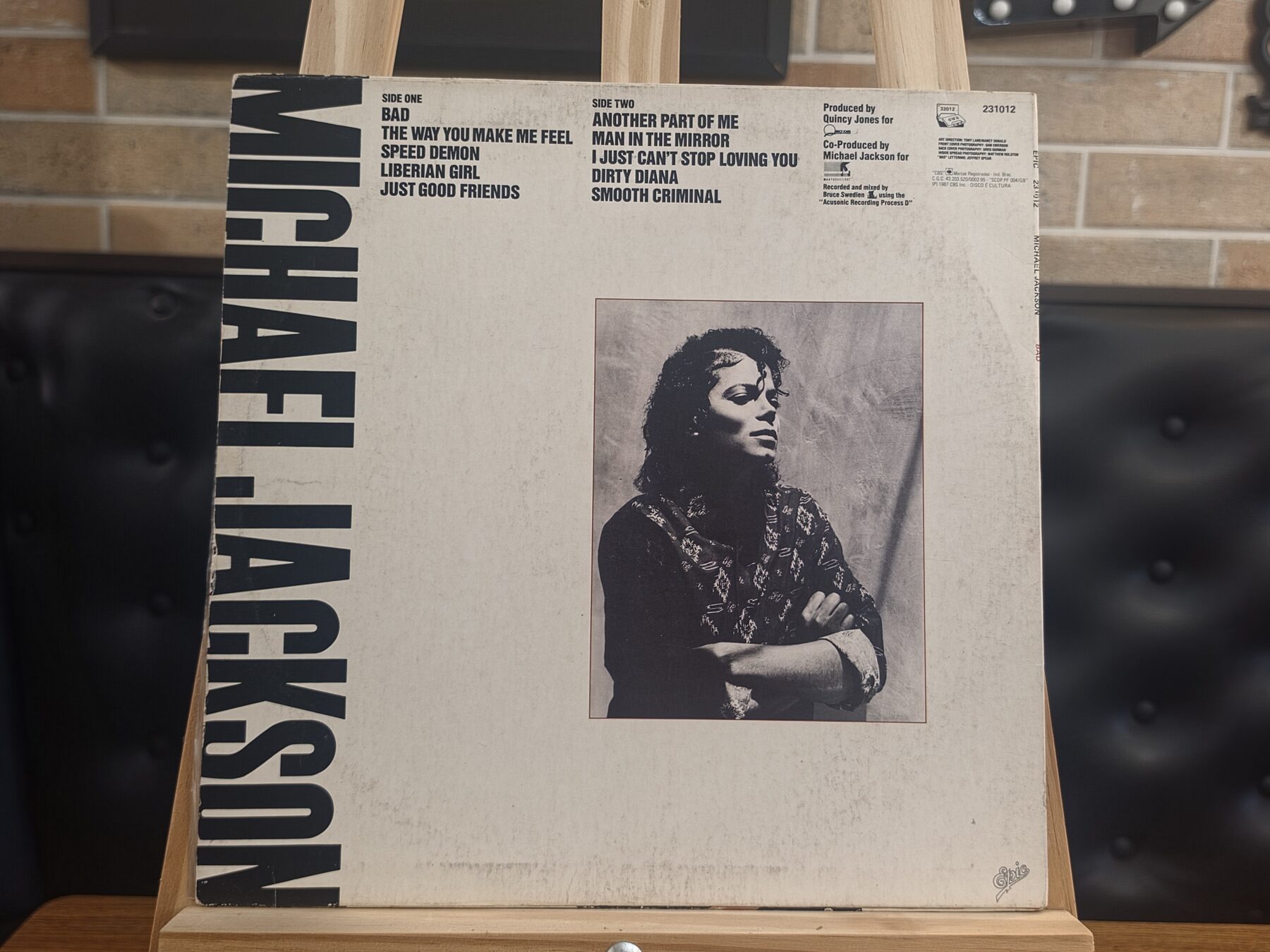 Michael Jackson — Bad · Verso · foto 2