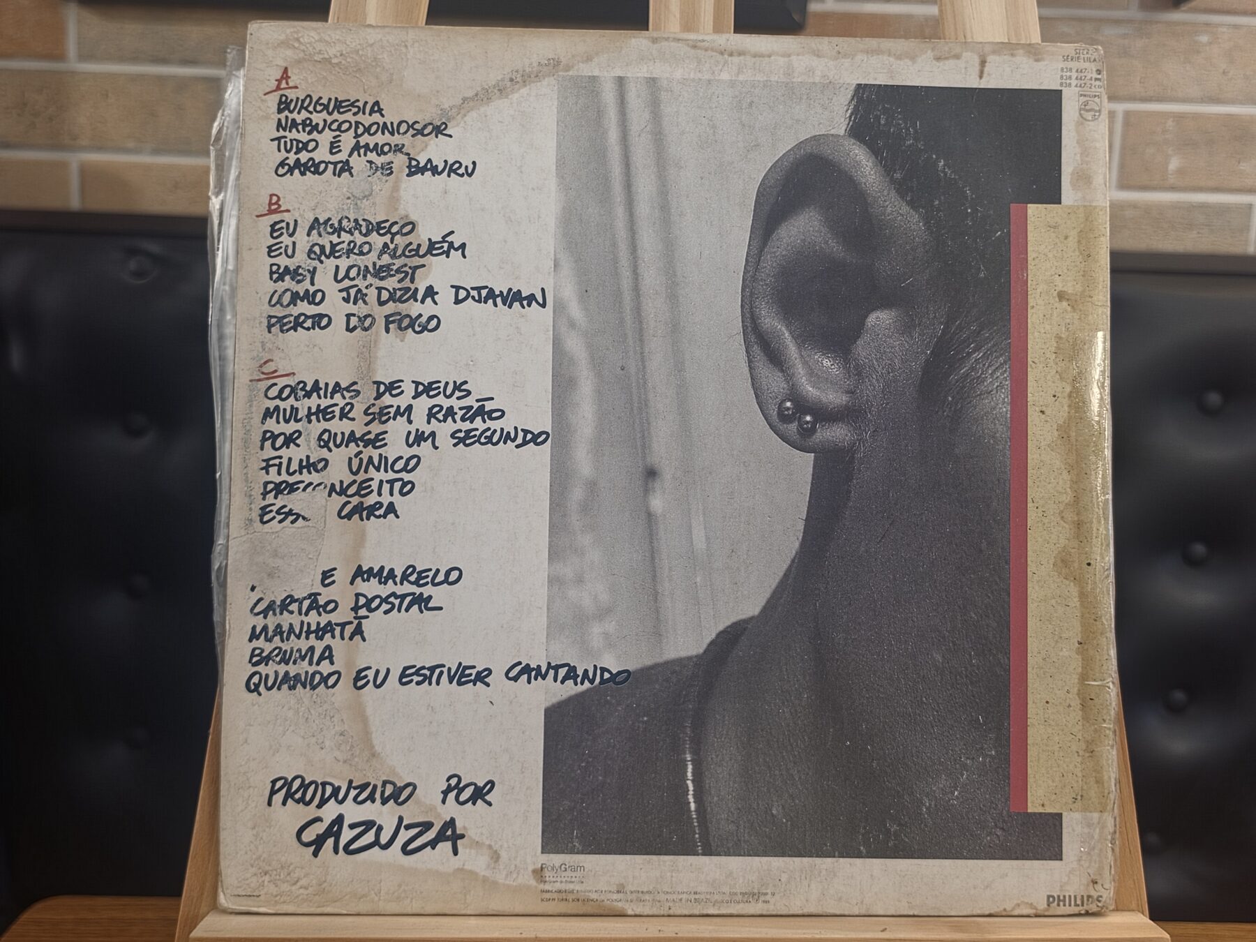 Cazuza — Burguesia · Verso · foto 2