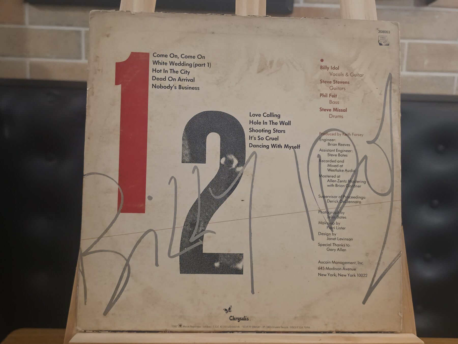 Billy Idol — Billy Idol · Verso · foto 2
