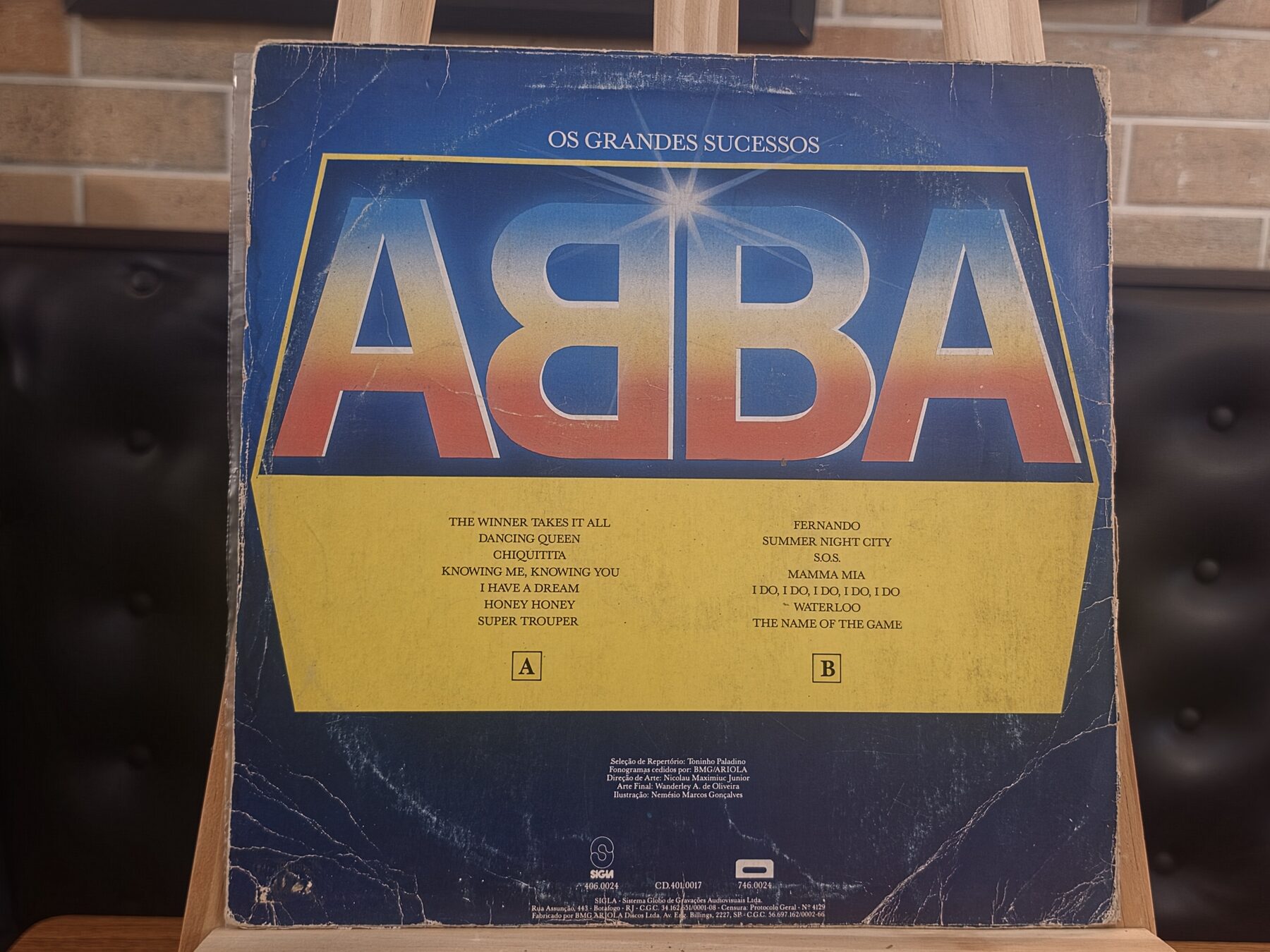 ABBA — Os Grandes Sucessos · Verso · foto 2